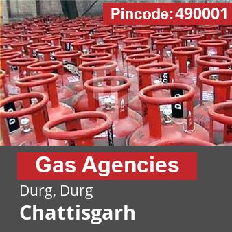 Pincode 490001 Gas Agencies Durg, Durg, Chattisgarh