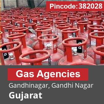 Pincode 382028 Gas Agencies Gandhinagar, Gandhi Nagar, Gujarat