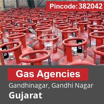Pincode 382042 Gas Agencies Gandhinagar, Gandhi Nagar, Gujarat