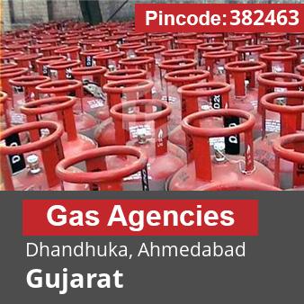 Pincode 382463 Gas Agencies Dhandhuka, Ahmedabad, Gujarat