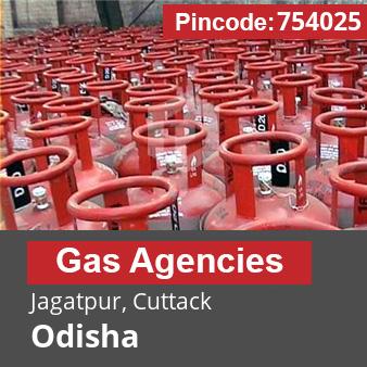 Pincode 754025 Gas Agencies Jagatpur, Cuttack, Odisha