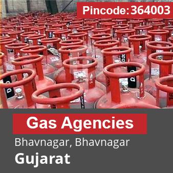 Pincode 364003 Gas Agencies Bhavnagar, Bhavnagar, Gujarat