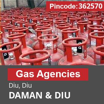 Pincode 362570 Gas Agencies Diu, Diu, DAMAN & DIU