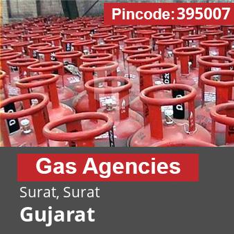 Pincode 395007 Gas Agencies Surat, Surat, Gujarat