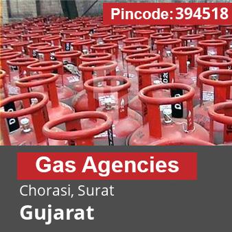 Pincode 394518 Gas Agencies Chorasi, Surat, Gujarat