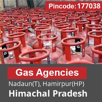 Pincode 177038 Gas Agencies Nadaun(T), Hamirpur(HP), Himachal Pradesh