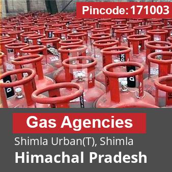 Pincode 171003 Gas Agencies Shimla Urban(T), Shimla, Himachal Pradesh