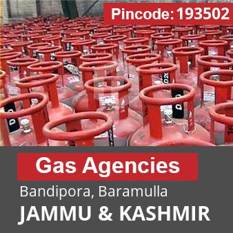 Pincode 193502 Gas Agencies Bandipora, Baramulla, JAMMU & KASHMIR