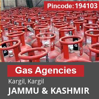 Pincode 194103 Gas Agencies Kargil, Kargil, JAMMU & KASHMIR