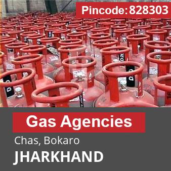 Pincode 828303 Gas Agencies Chas, Bokaro, JHARKHAND