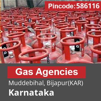 Pincode 586116 Gas Agencies Muddebihal, Bijapur(KAR), Karnataka