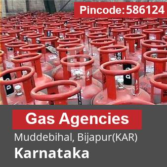 Pincode 586124 Gas Agencies Muddebihal, Bijapur(KAR), Karnataka