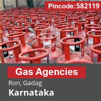 Pincode 582119 Gas Agencies Ron, Gadag, Karnataka