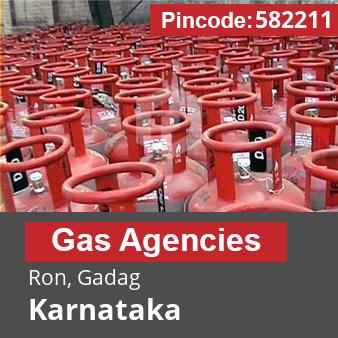 Pincode 582211 Gas Agencies Ron, Gadag, Karnataka
