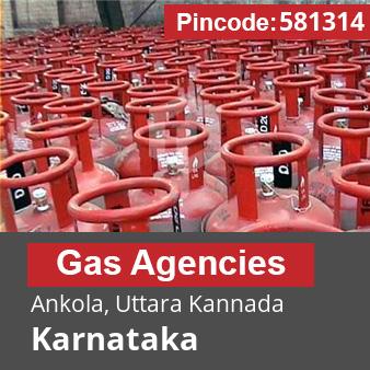 Pincode 581314 Gas Agencies Ankola, Uttara Kannada, Karnataka