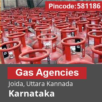 Pincode 581186 Gas Agencies Joida, Uttara Kannada, Karnataka