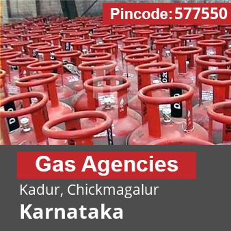 Pincode 577550 Gas Agencies Kadur, Chickmagalur, Karnataka