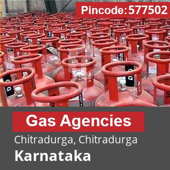 Pincode 577502 Gas Agencies Chitradurga, Chitradurga, Karnataka