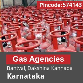 Pincode 574143 Gas Agencies Bantval, Dakshina Kannada, Karnataka