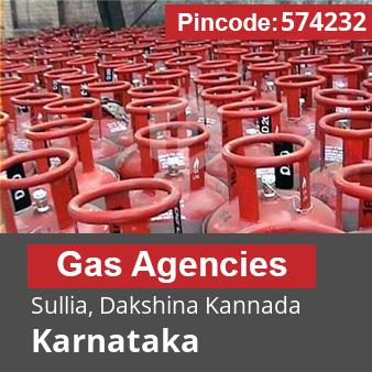 Pincode 574232 Gas Agencies Sullia, Dakshina Kannada, Karnataka