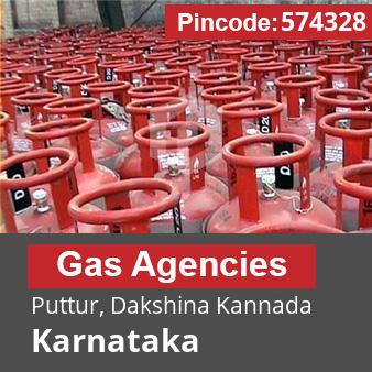 Pincode 574328 Gas Agencies Puttur, Dakshina Kannada, Karnataka