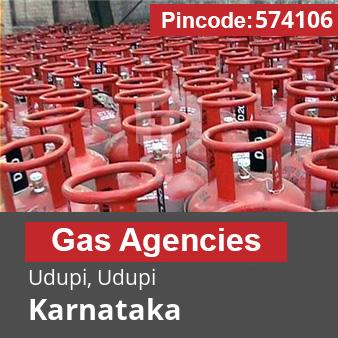 Pincode 574106 Gas Agencies Udupi, Udupi, Karnataka