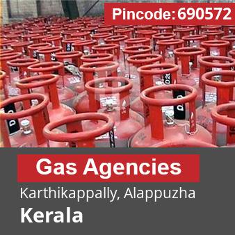 Pincode 690572 Gas Agencies Karthikappally, Alappuzha, Kerala