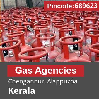 Pincode 689623 Gas Agencies Chengannur, Alappuzha, Kerala