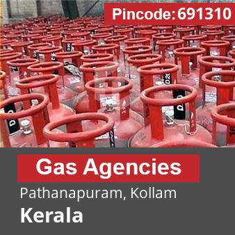 Pincode 691310 Gas Agencies Pathanapuram, Kollam, Kerala