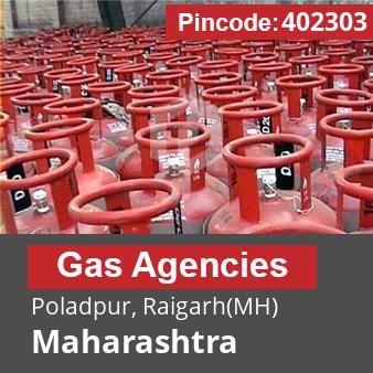 Pincode 402303 Gas Agencies Poladpur, Raigarh(MH), Maharashtra
