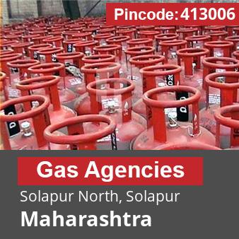 Pincode 413006 Gas Agencies Solapur North, Solapur, Maharashtra