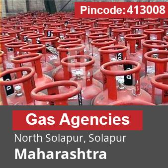 Pincode 413008 Gas Agencies North Solapur, Solapur, Maharashtra