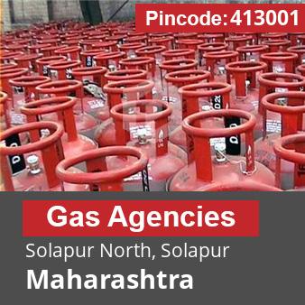 Pincode 413001 Gas Agencies Solapur North, Solapur, Maharashtra