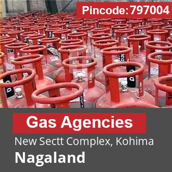 Pincode 797004 Gas Agencies New Sectt Complex, Kohima, Nagaland