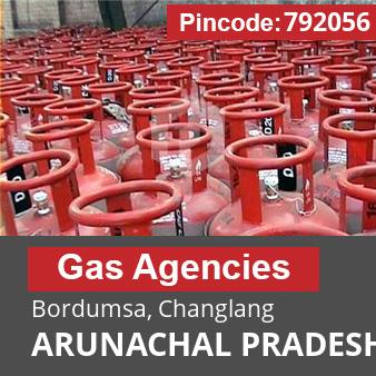 Pincode 792056 Gas Agencies Bordumsa, Changlang, ARUNACHAL PRADESH