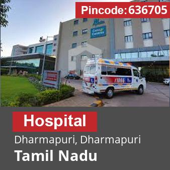 Pincode 636705 Hospital Dharmapuri, Dharmapuri, Tamil Nadu