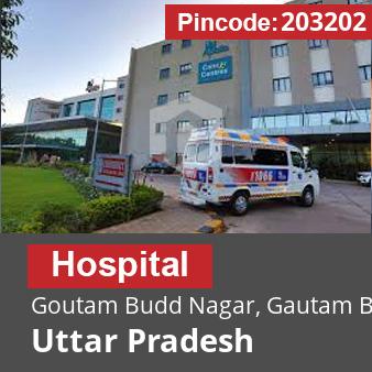 Pincode 203202 Hospital Goutam Budd Nagar, Gautam Buddha Nagar, Uttar Pradesh