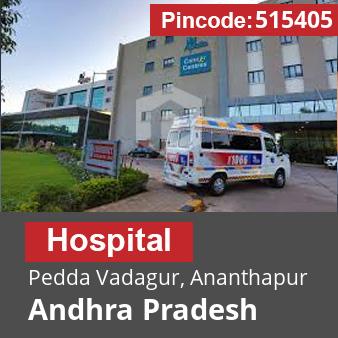 Pincode 515405 Hospital Pedda Vadagur, Ananthapur, Andhra Pradesh