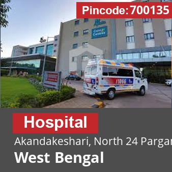 Pincode 700135 Hospital Akandakeshari, North 24 Parganas, West Bengal