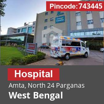 Pincode 743445 Hospital Amta, North 24 Parganas, West Bengal