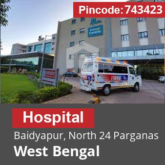 Pincode 743423 Hospital Baidyapur, North 24 Parganas, West Bengal