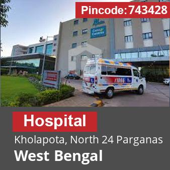 Pincode 743428 Hospital Kholapota, North 24 Parganas, West Bengal