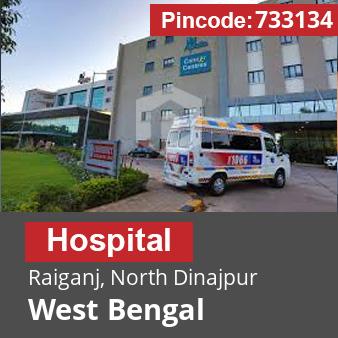 Pincode 733134 Hospital Raiganj, North Dinajpur, West Bengal