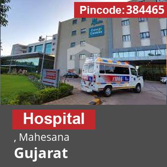 Pincode 384465 Hospital , Mahesana, Gujarat