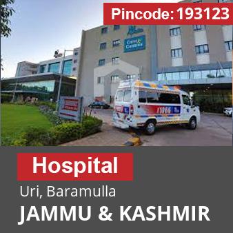 Pincode 193123 Hospital Uri, Baramulla, JAMMU & KASHMIR