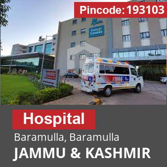 Pincode 193103 Hospital Baramulla, Baramulla, JAMMU & KASHMIR