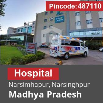Pincode 487110 Hospital Narsimhapur, Narsinghpur, Madhya Pradesh