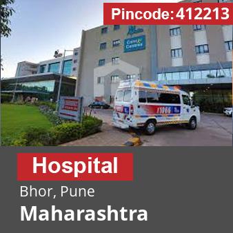 Pincode 412213 Hospital Bhor, Pune, Maharashtra