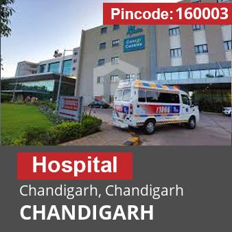 Pincode 160003 Hospital Chandigarh, Chandigarh, CHANDIGARH