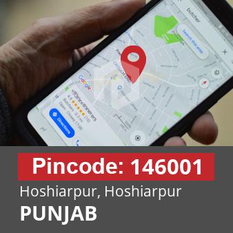 Pincode 146001 Hoshiarpur, Hoshiarpur, PUNJAB